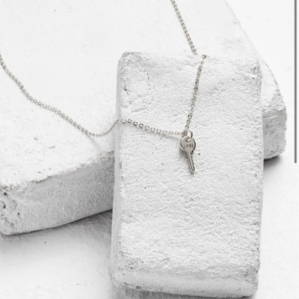 The Giving Keys Mini “Love” Key Necklace